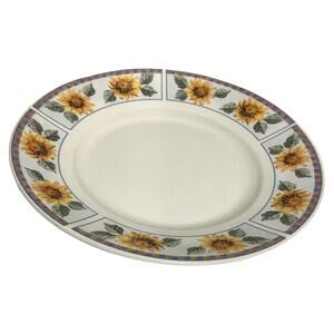 Gibson 9" Sunflowers Deep Dinner Plate Discontinued Rare Vintage GID368